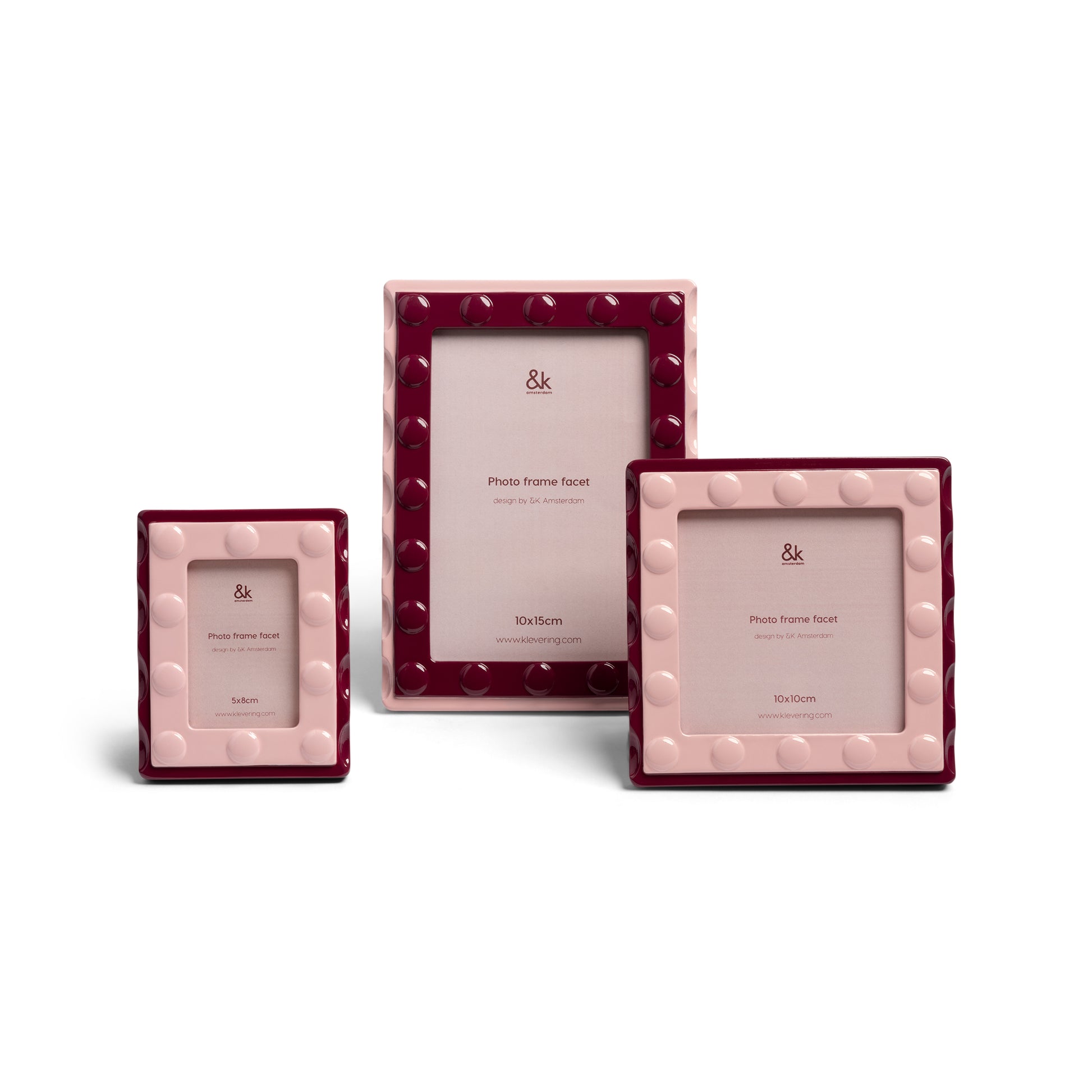 Facet Pink Sqaure Frame