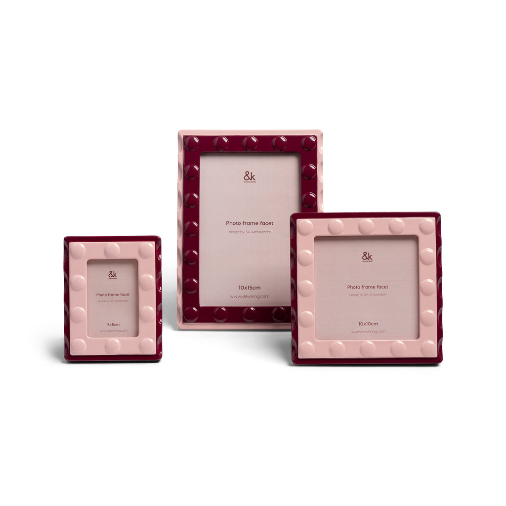 Facet Pink Large Frame
