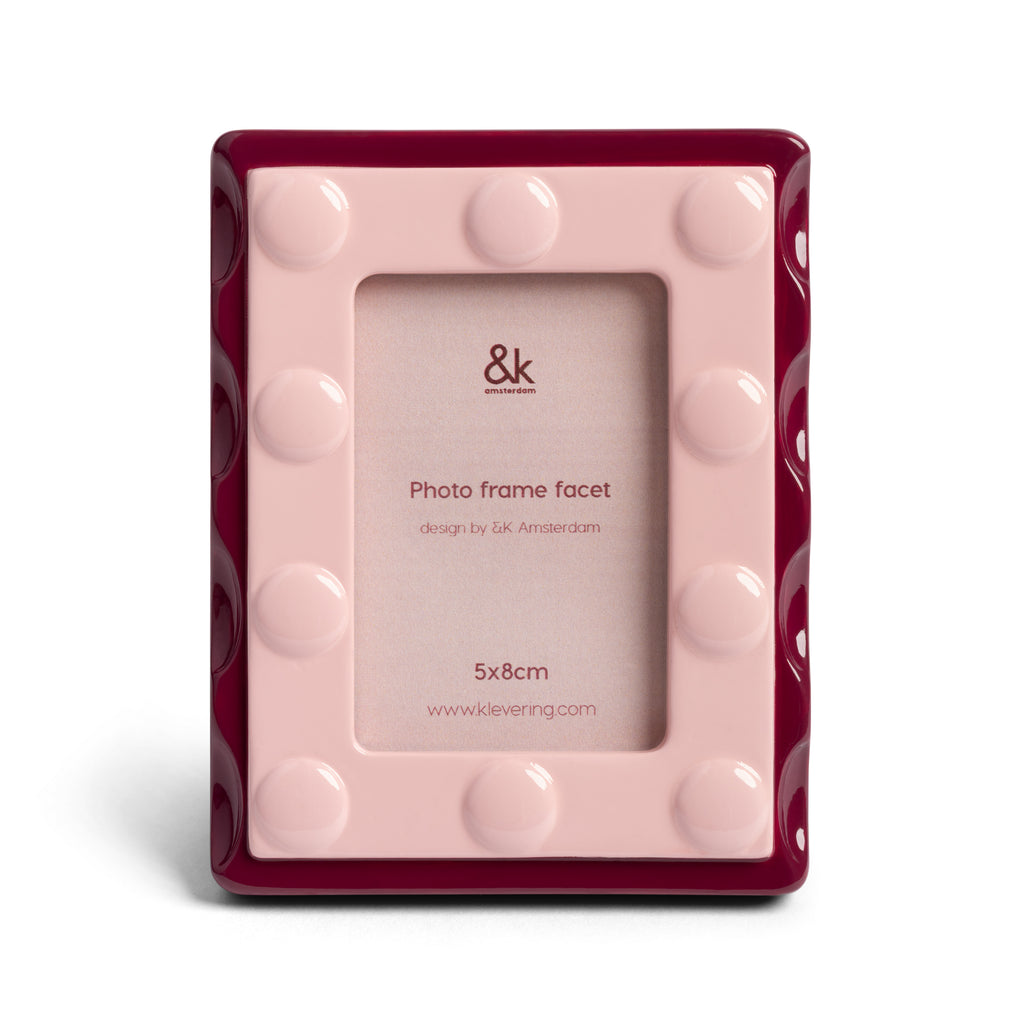Facet Pink Small Frame