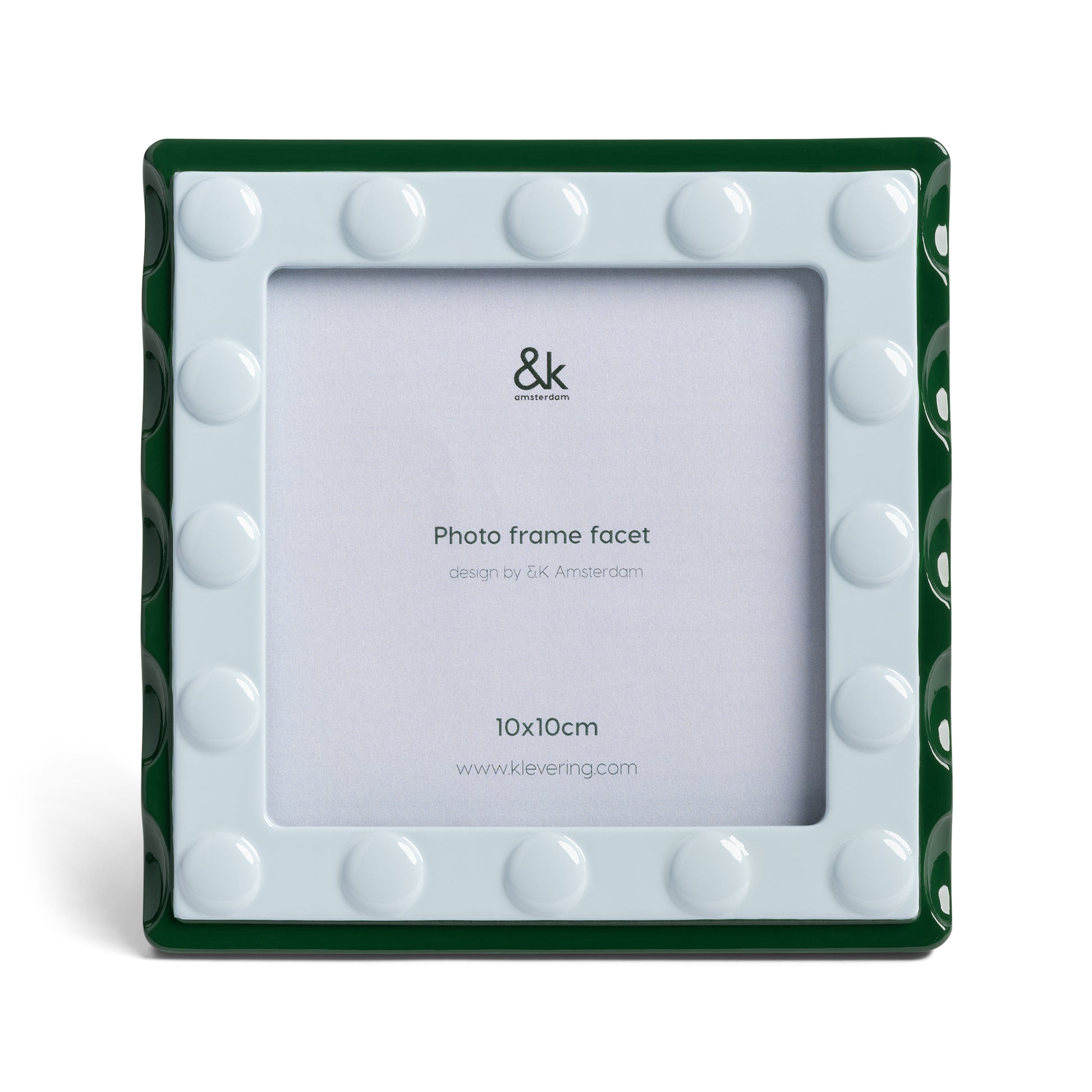 Facet Blue Square Frame