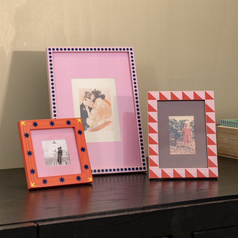Pink Triangle Photo Frame