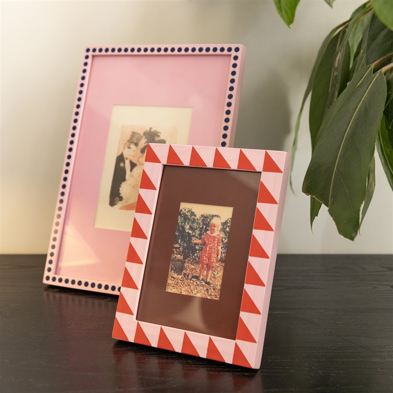 Pink Triangle Photo Frame