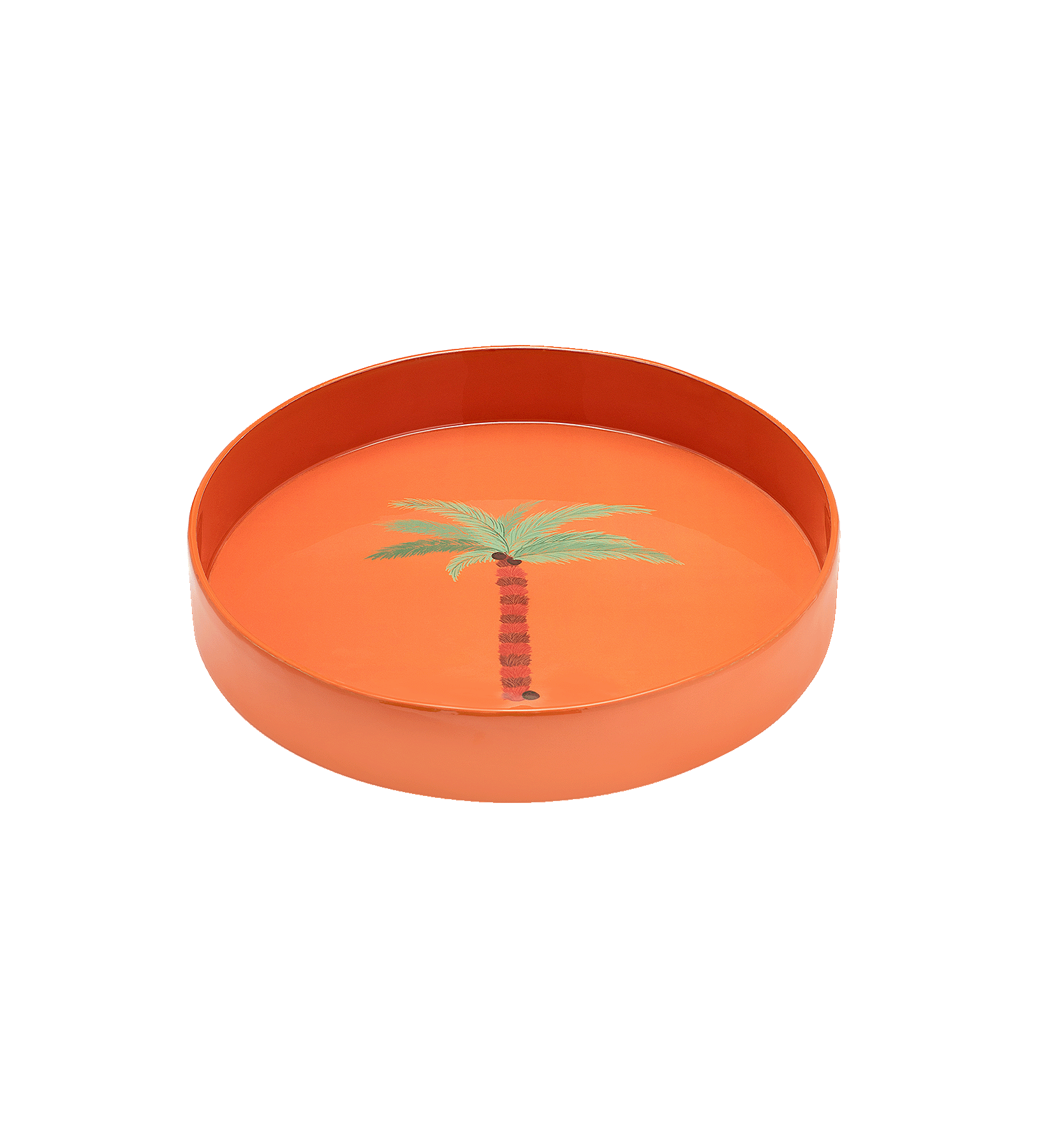 Orange Palm Tray