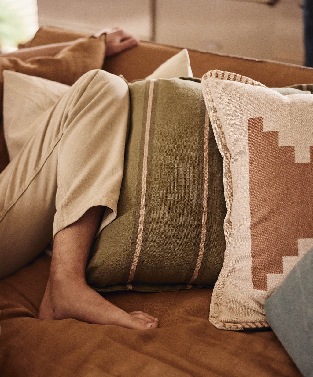 Olive Safari Cushion