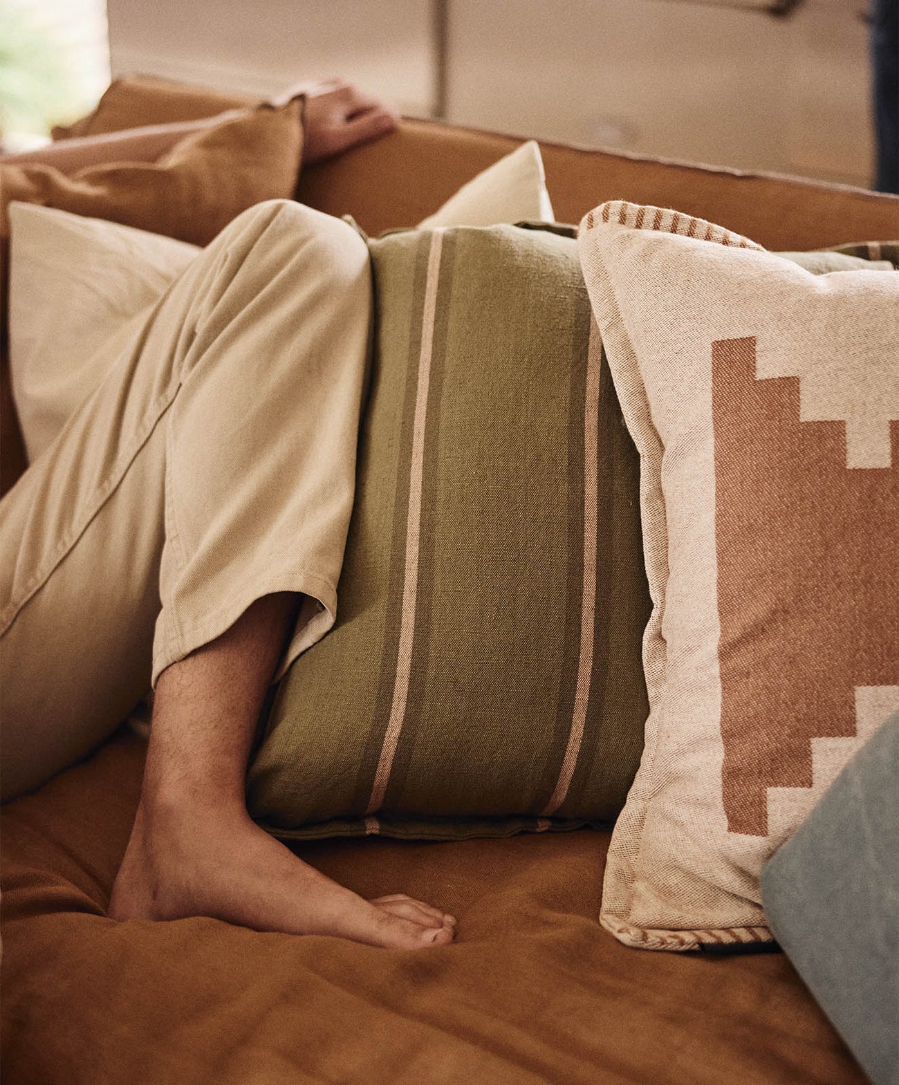 Olive Safari Cushion