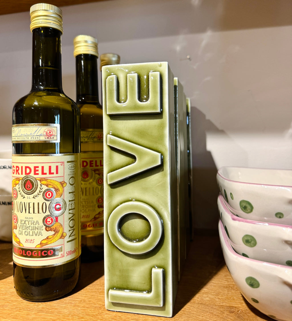 LOVE Olive Candle Holder