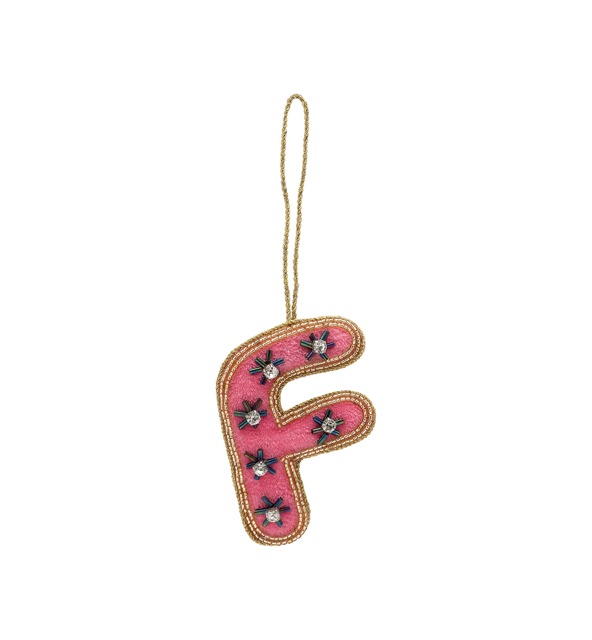 F Initial Ornament
