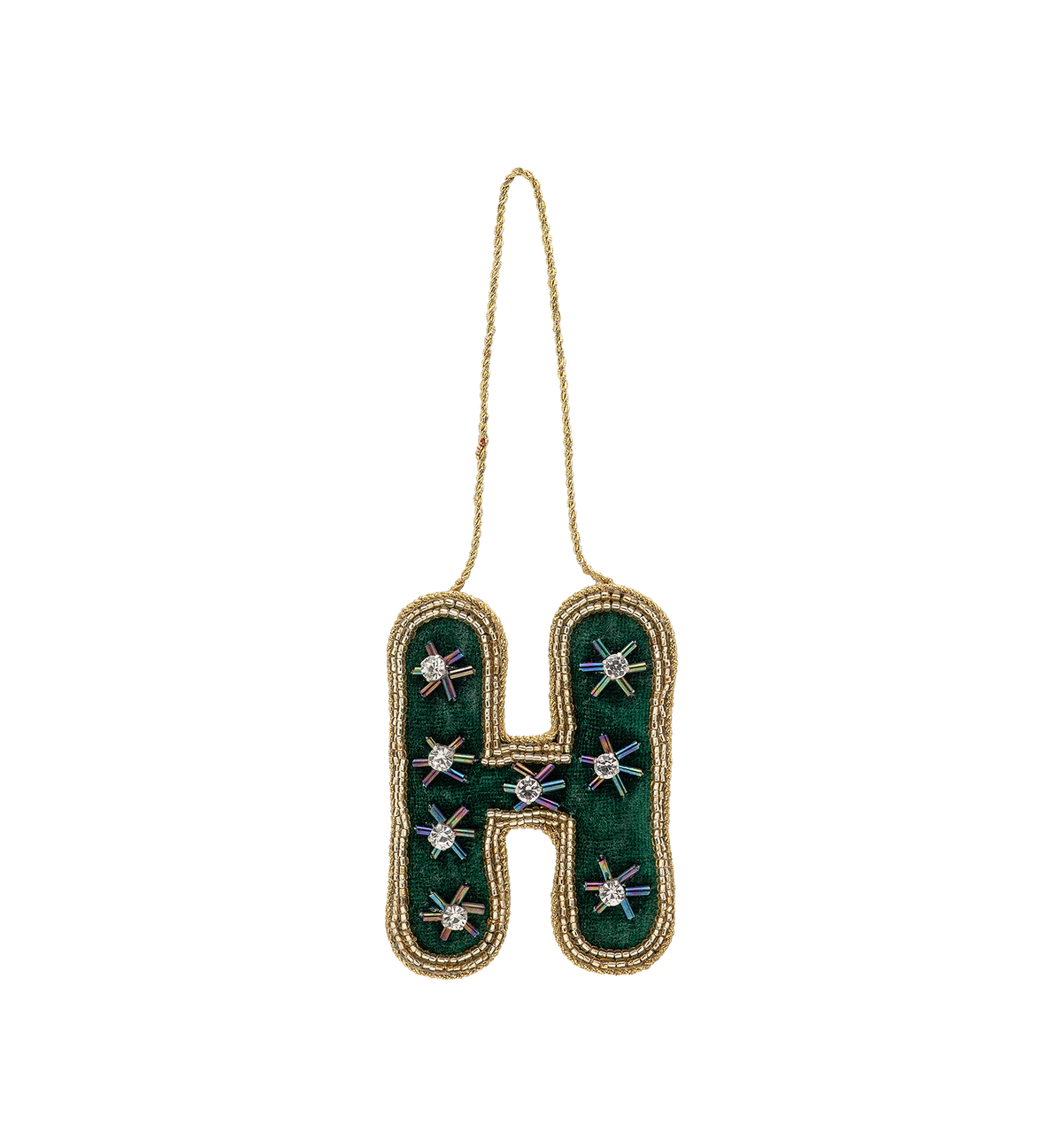 H Initial Ornament