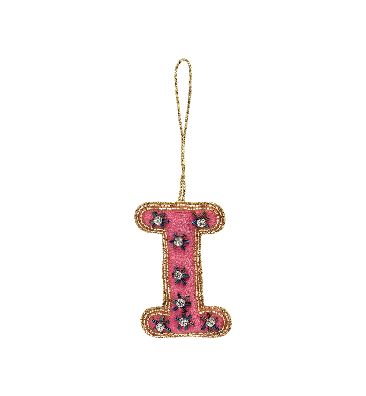 I Initial Ornament