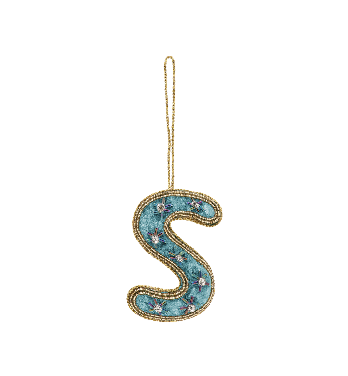 S Initial Ornament