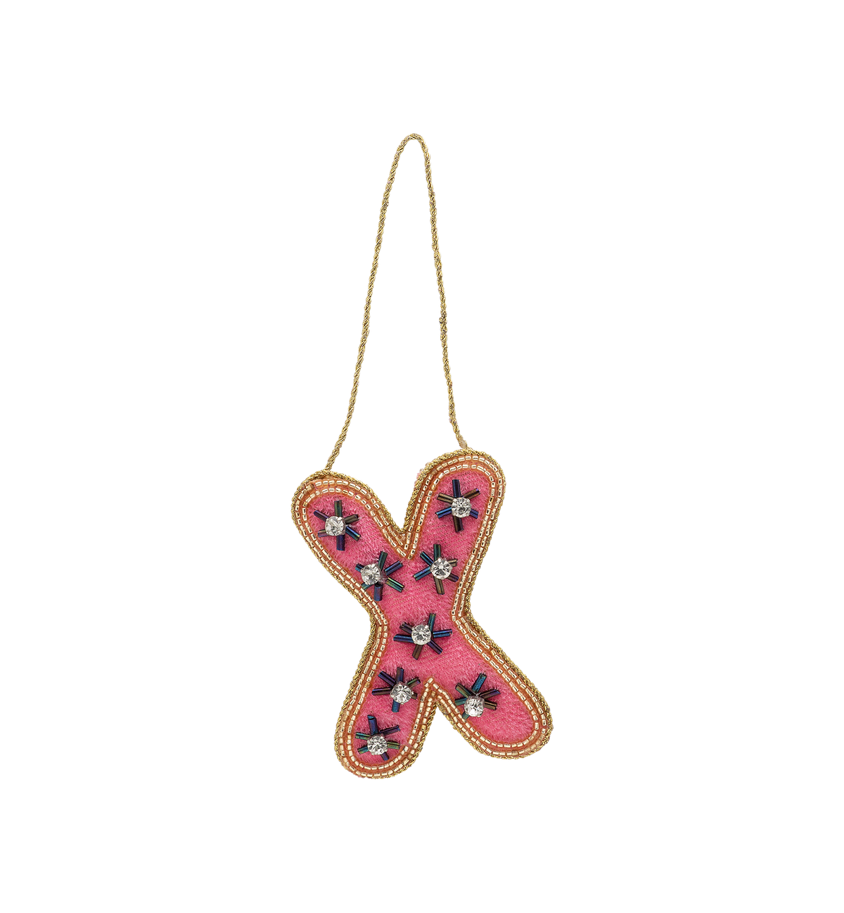 X Initial Ornament