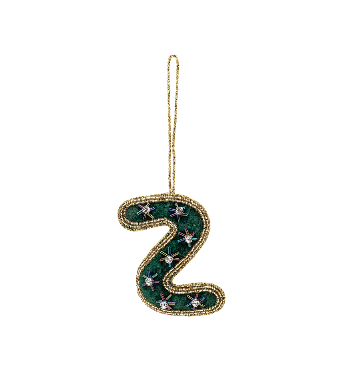 Z Initial Ornament