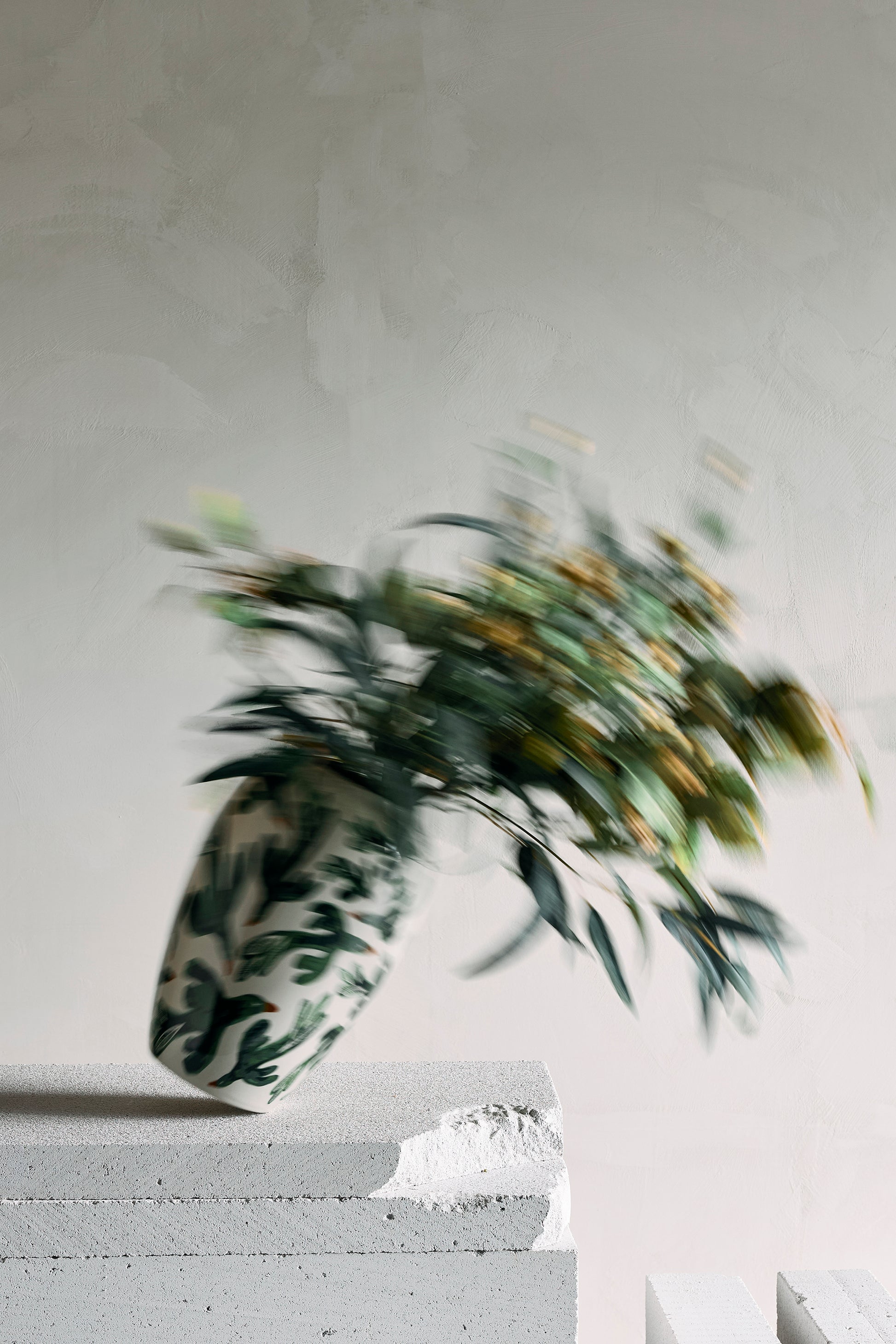 Green Bird Vase