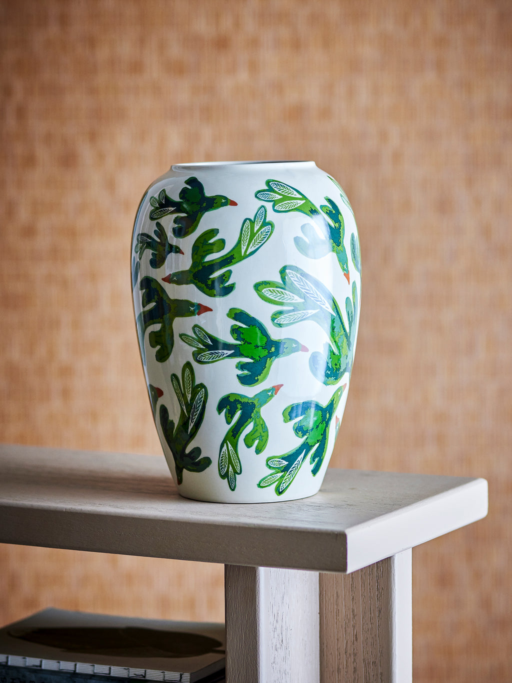 Green Bird Vase