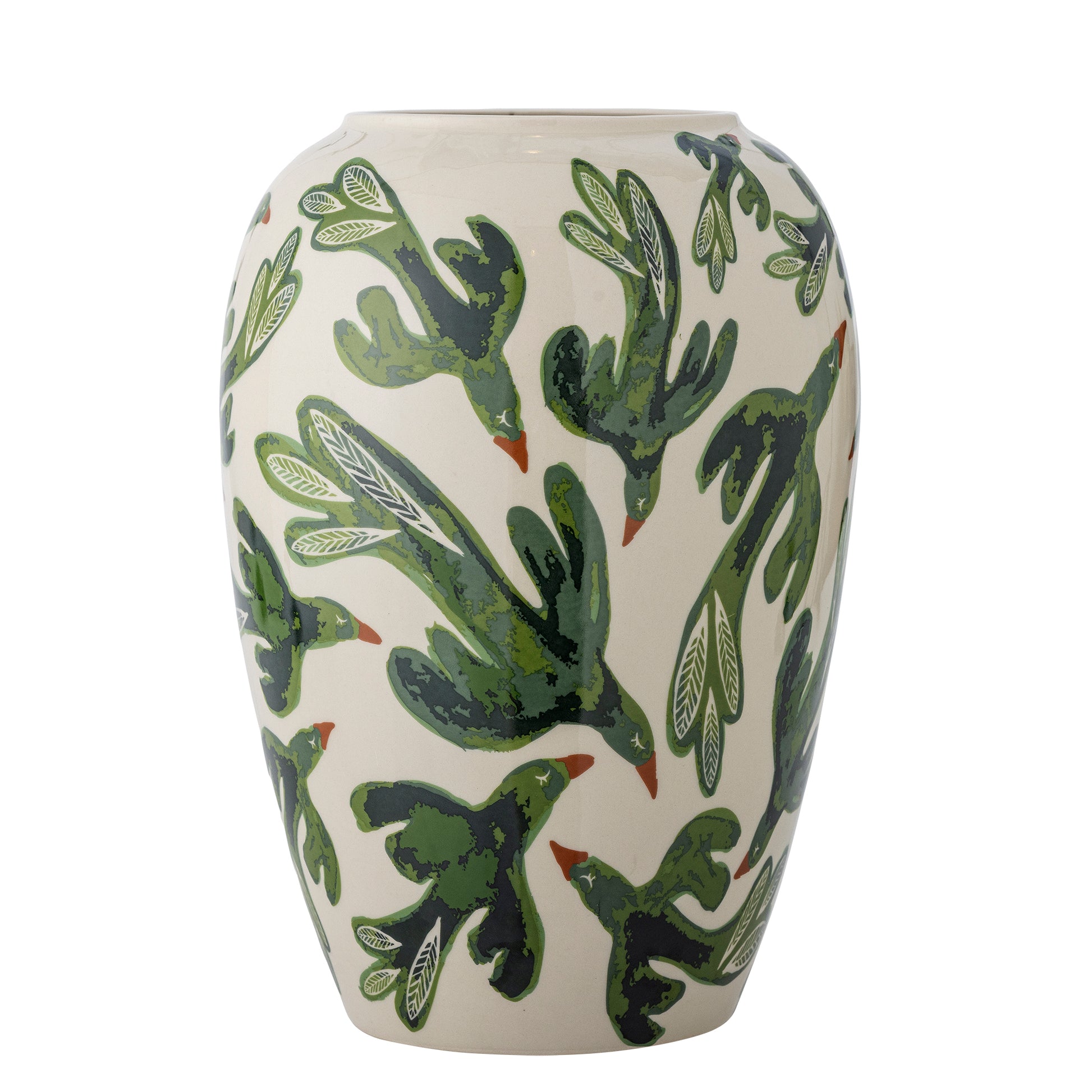 Green Bird Vase