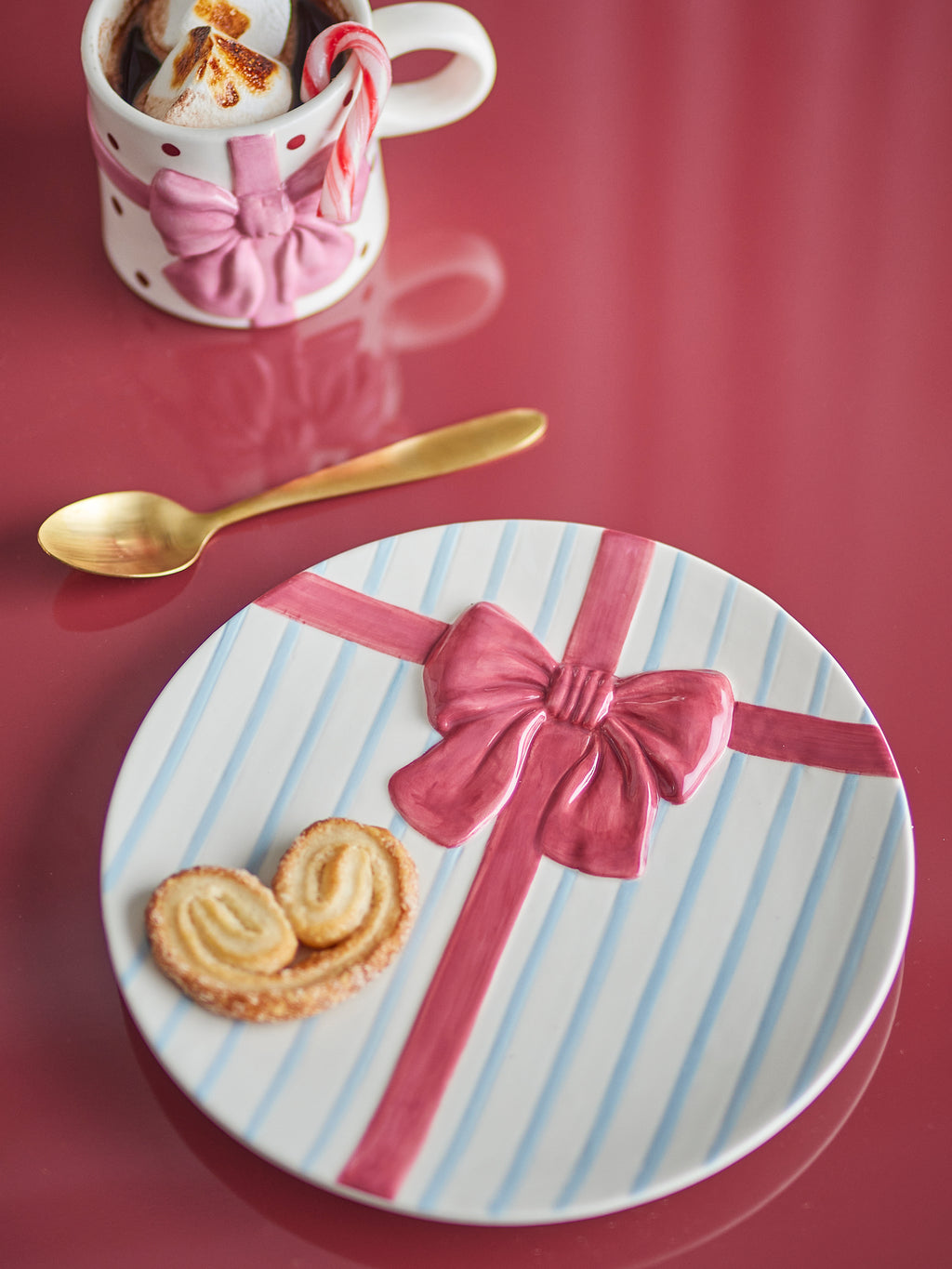 Bow Blue Plate