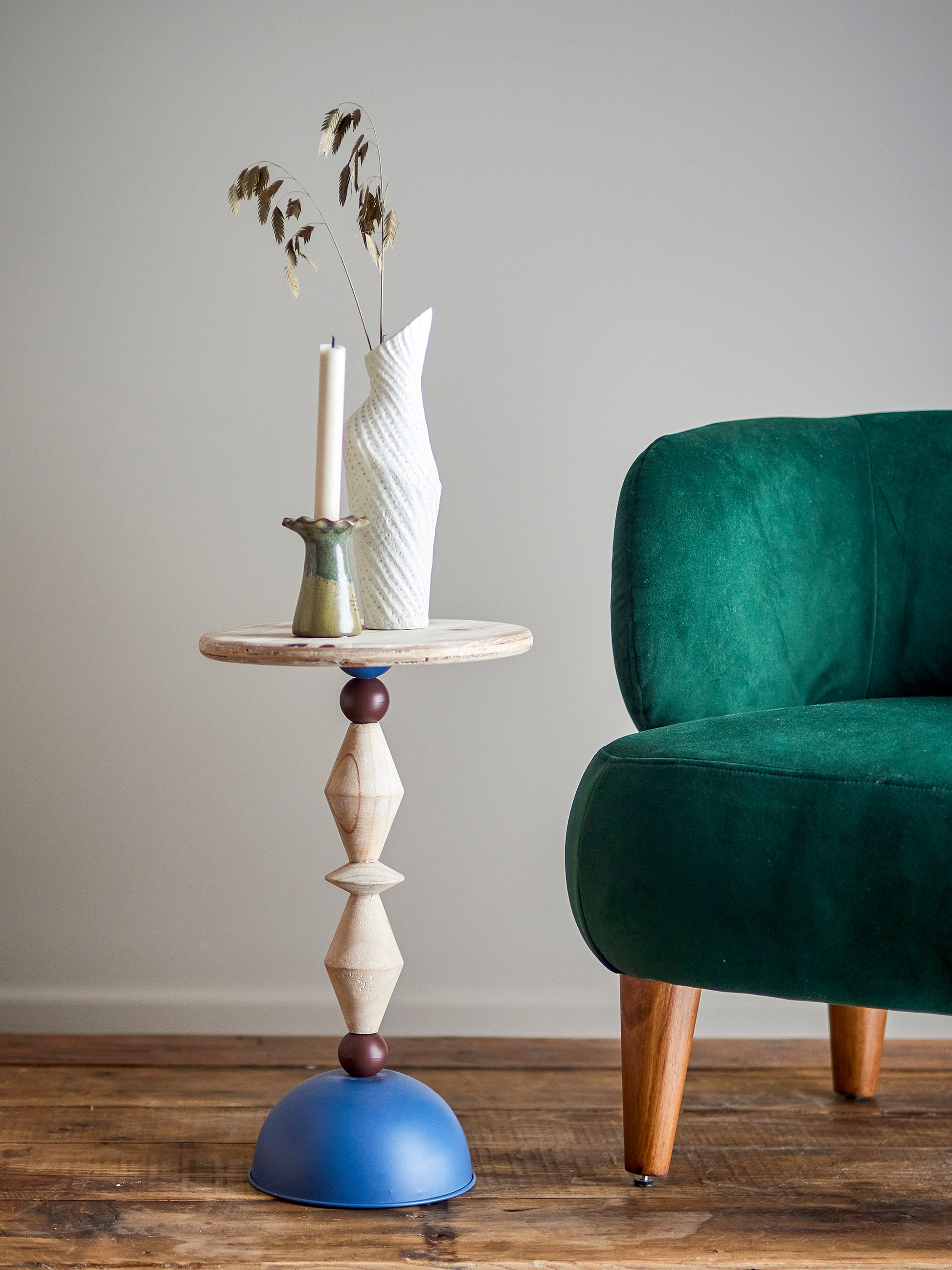 Blue Side Table