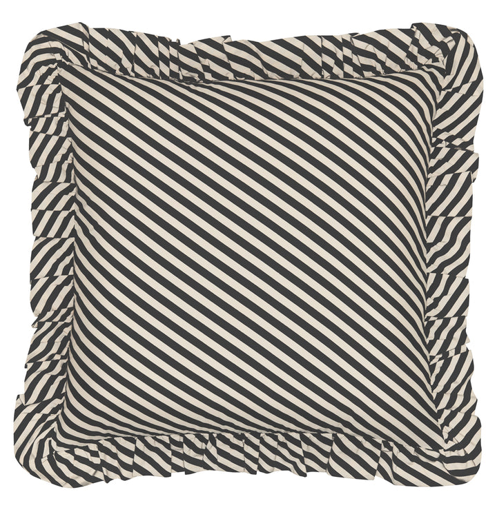 Black Stripe Cushion