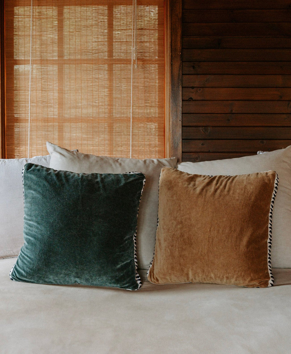 Toffee Velvet Cushion