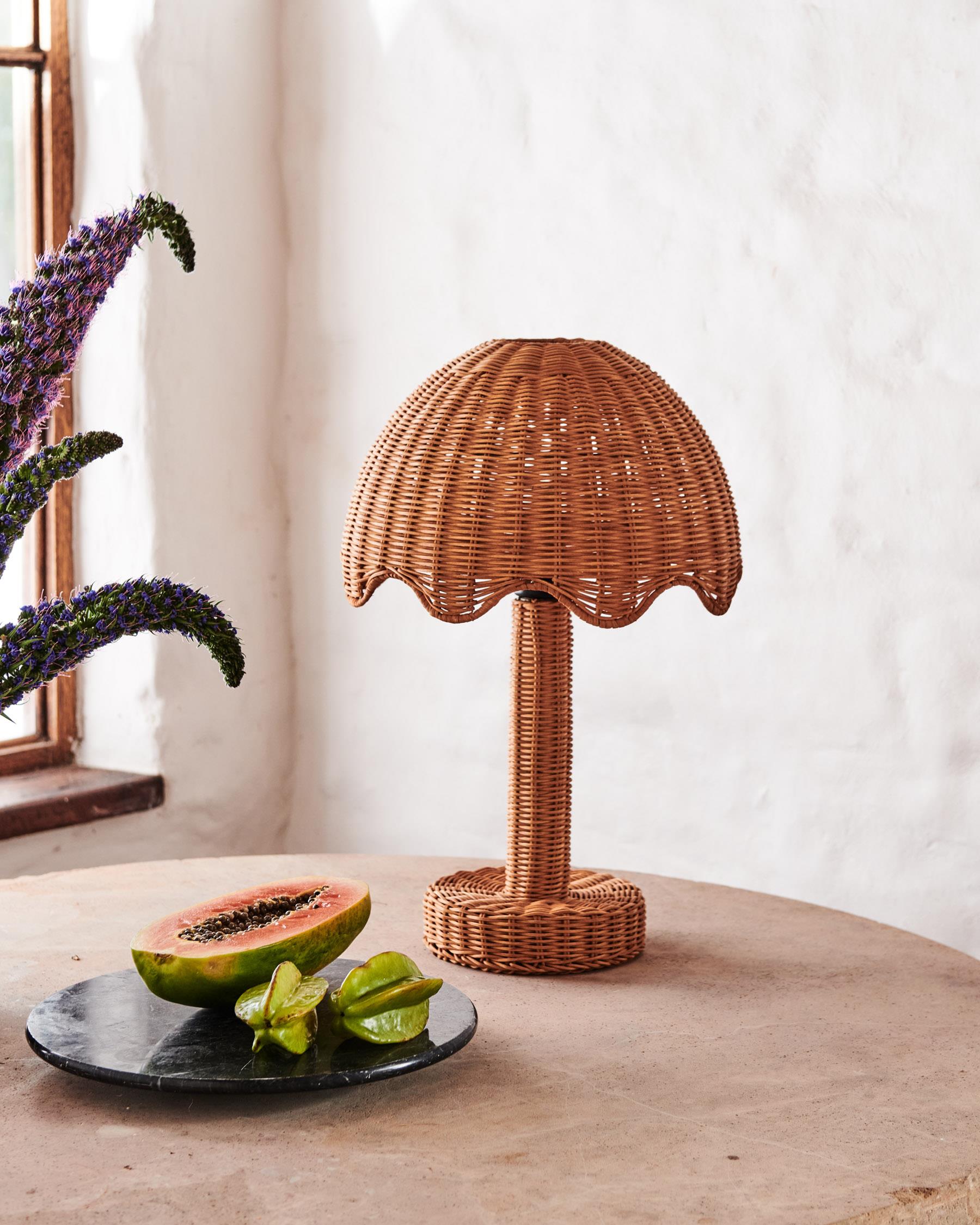 Parasol Rattan Lamp