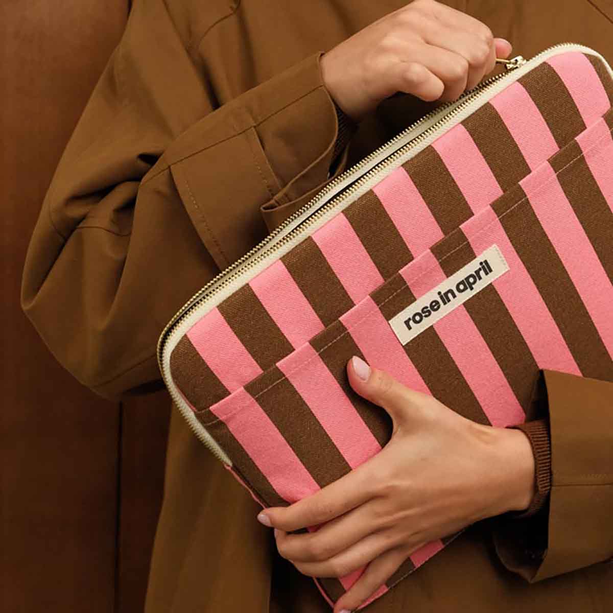 Pink & Olive Laptop Sleeve