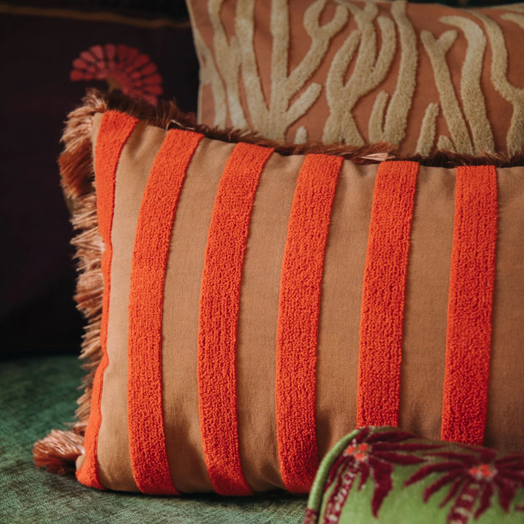 Jackie Coral Cushion