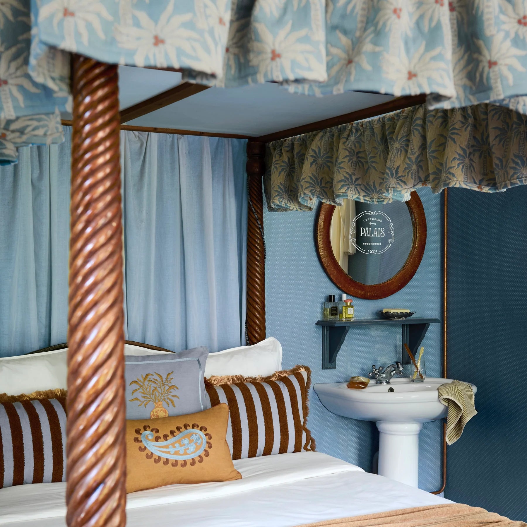 Blue & Spice Cushion