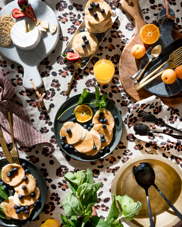Leopard Linen Tablecloth