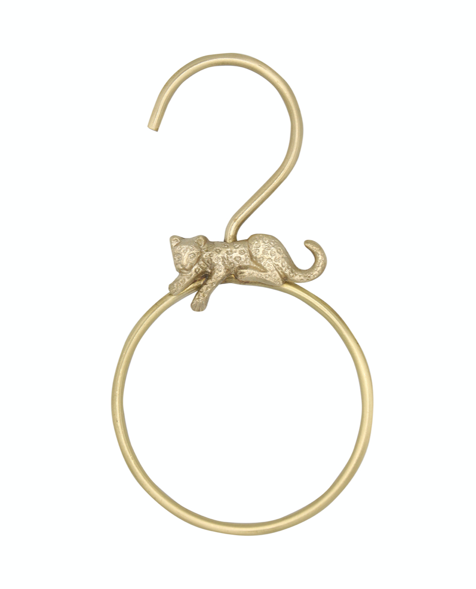 Jenna Leopard Round Hanger