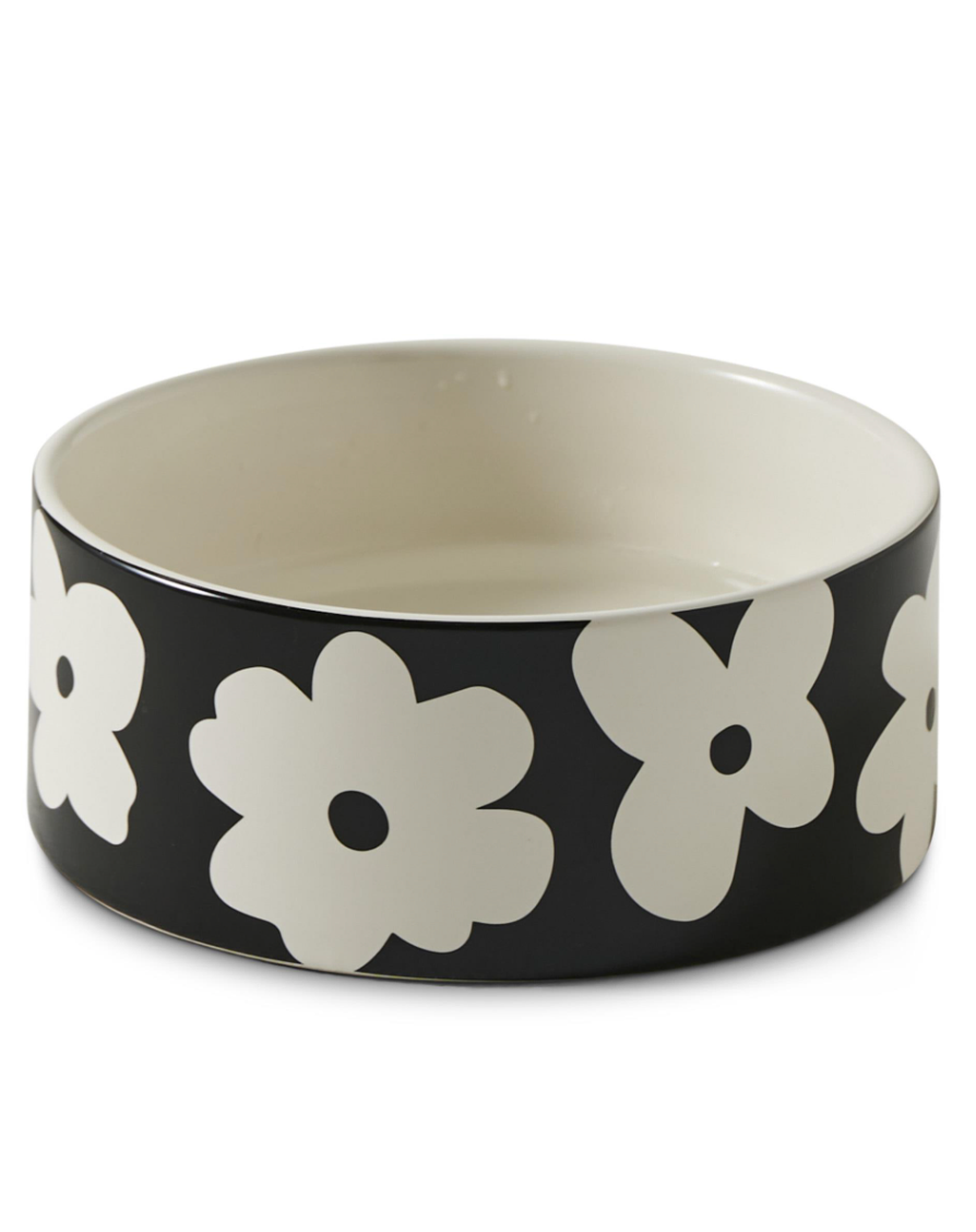 Flower Dog Bowl