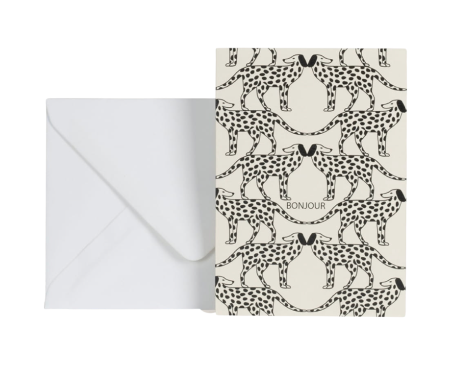 Dalmatien Bonjour Card