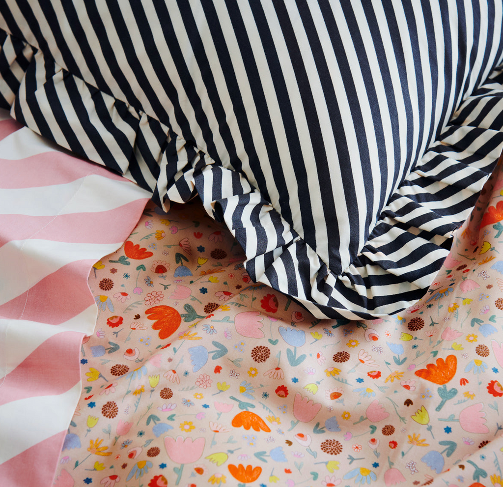 Black Stripe Cushion