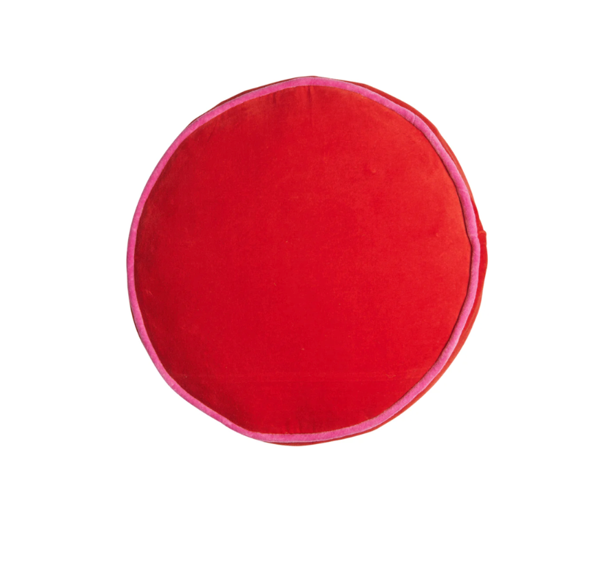 Scarlet Round cushion