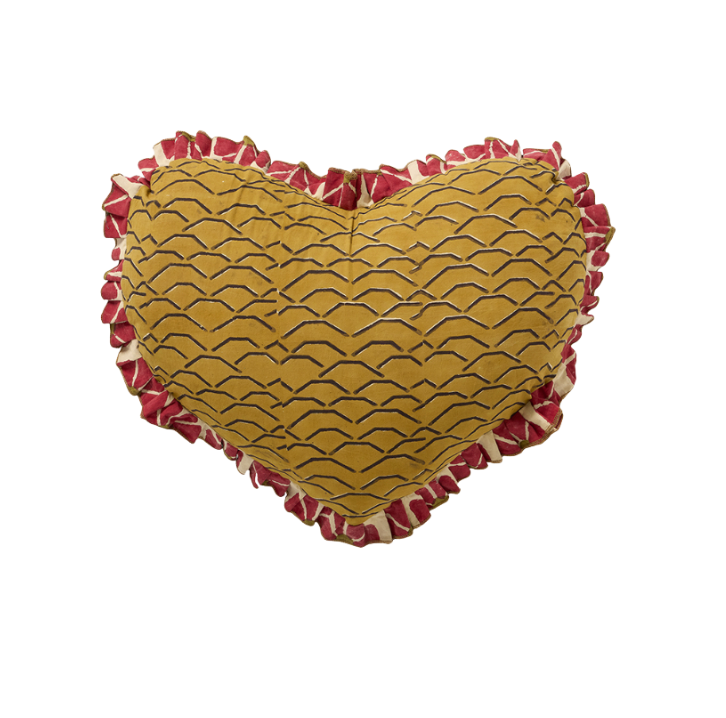 Leopard Heart Cushion