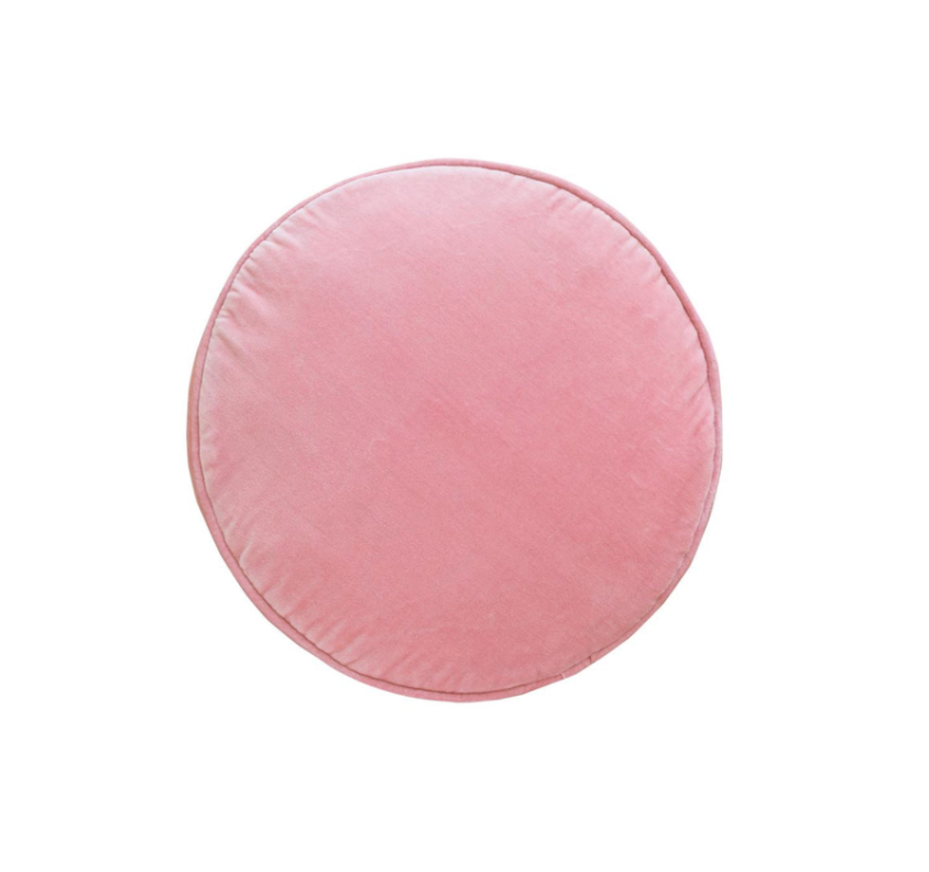 Pink Round Cushion