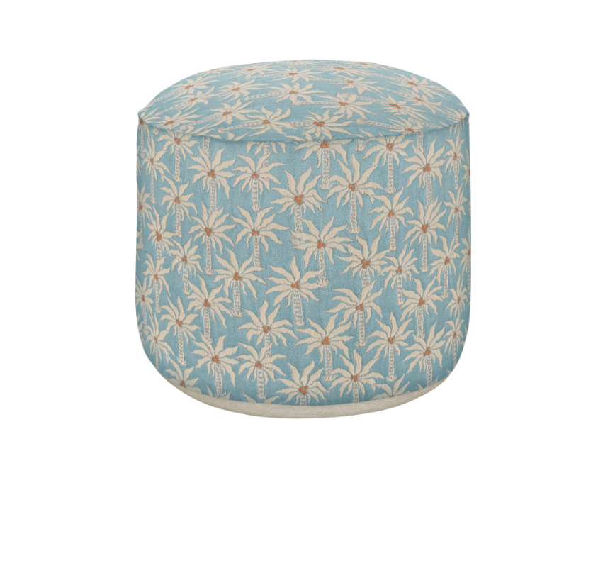 Laura Blue Pouf