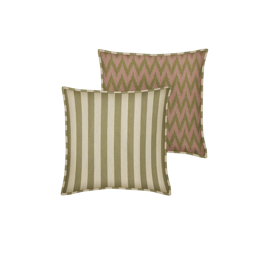 Olive Stripe Cushion