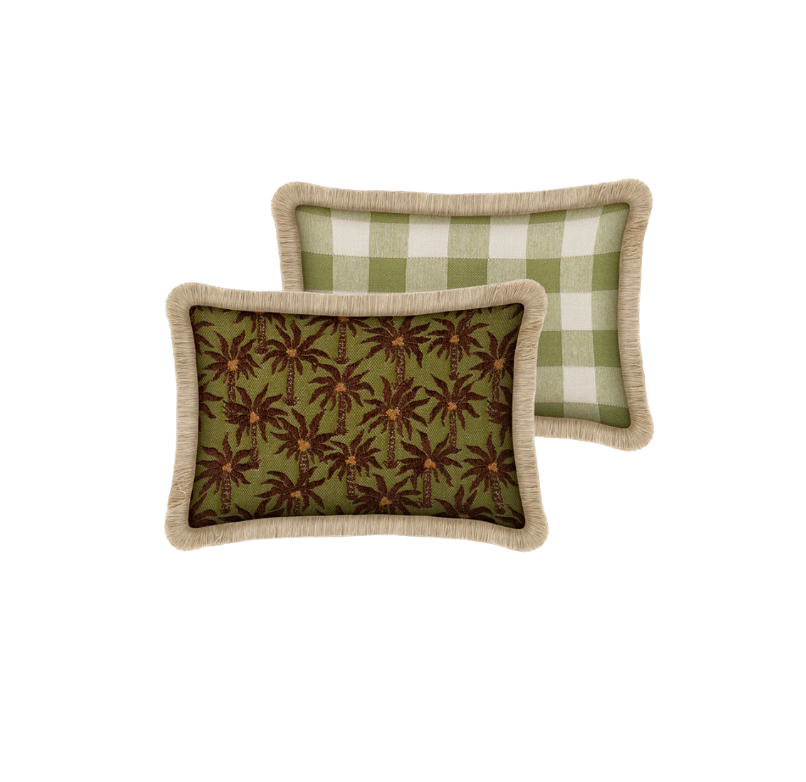 Laura Checks Cushion