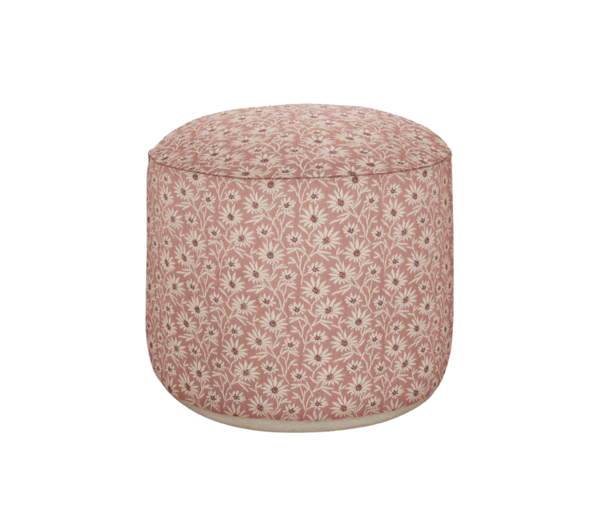 Mako Rose Pouf