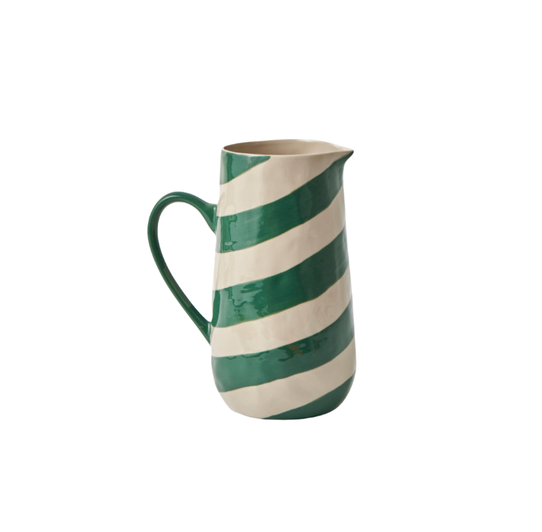 Green Stripe Jug