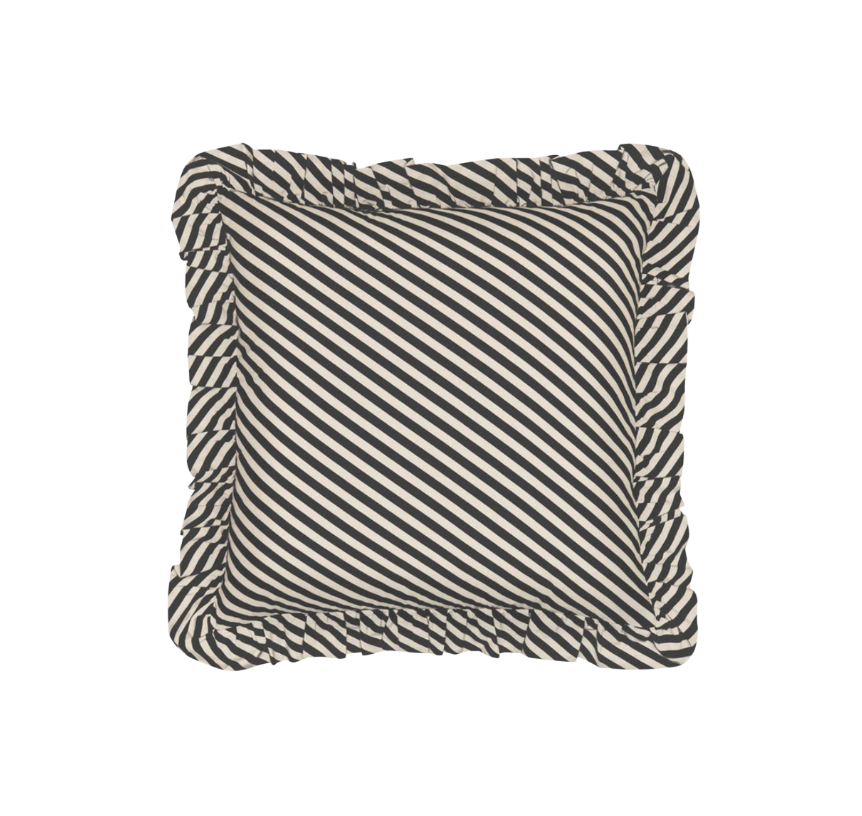 Black Stripe Cushion