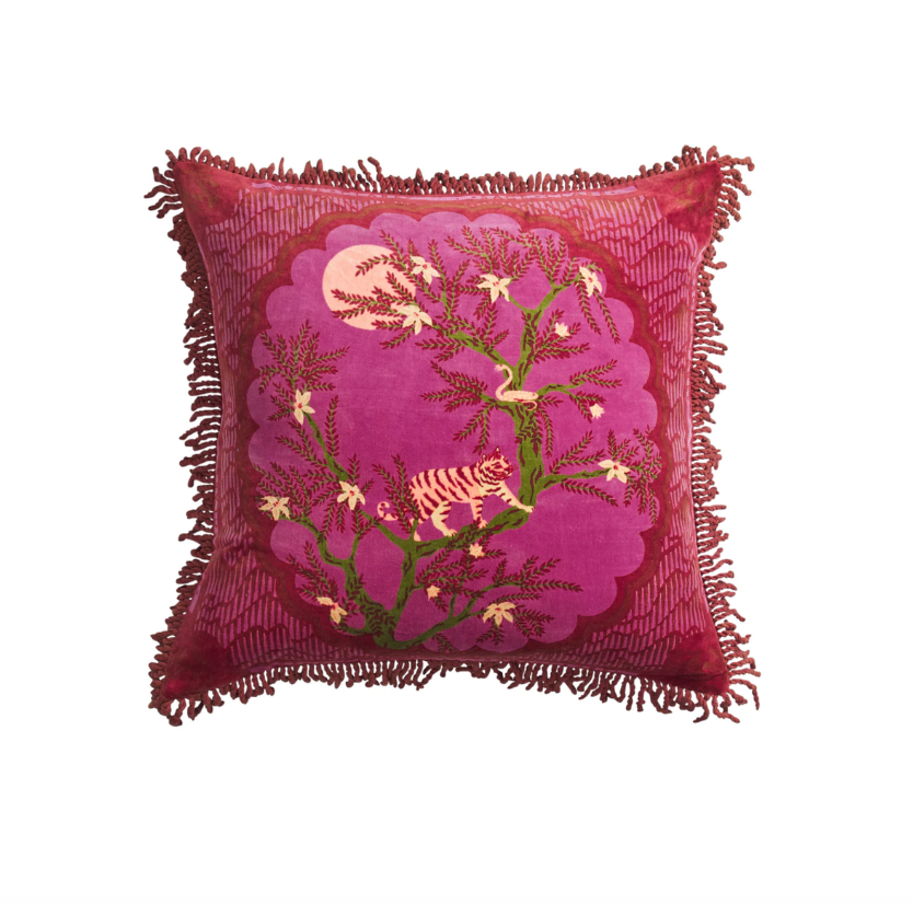 Tiger Pink Cushion