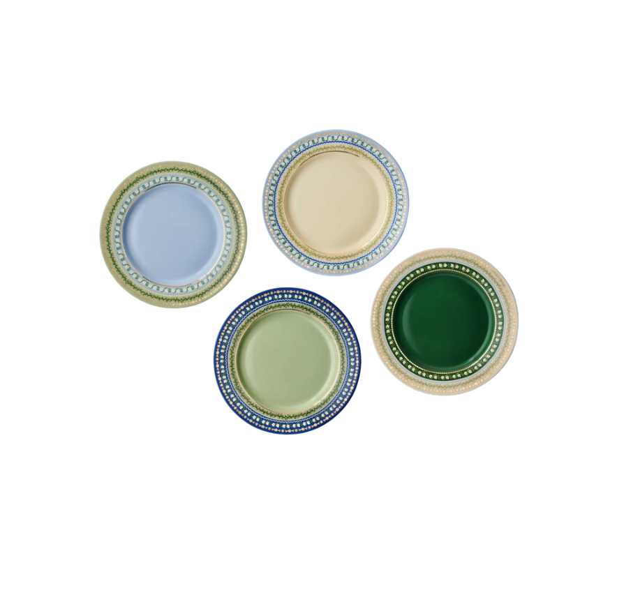 Delphine Plates Set of 4