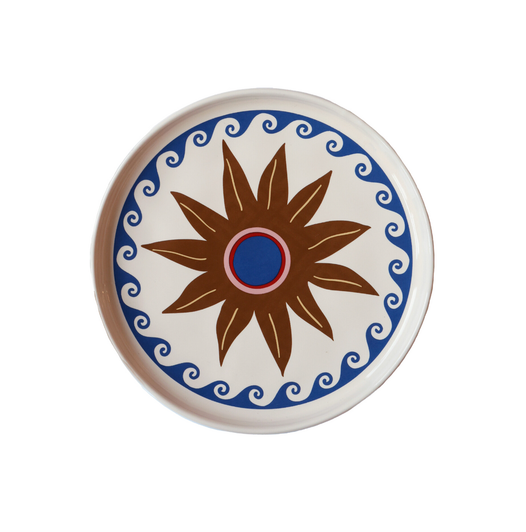 Blue Waves Plate