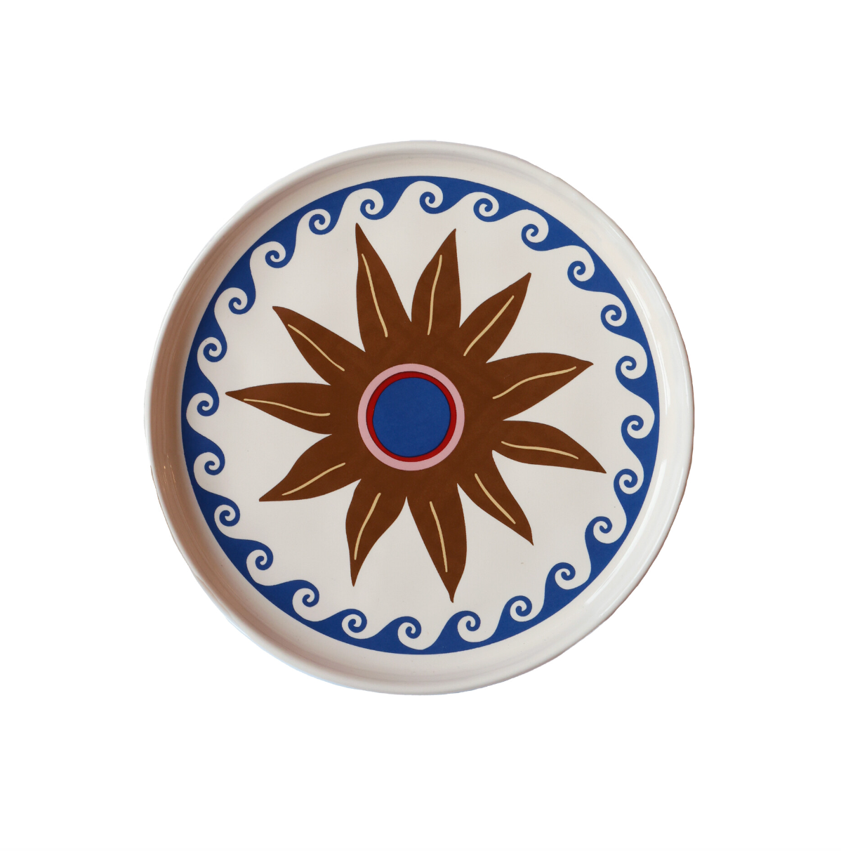 Blue Waves Plate