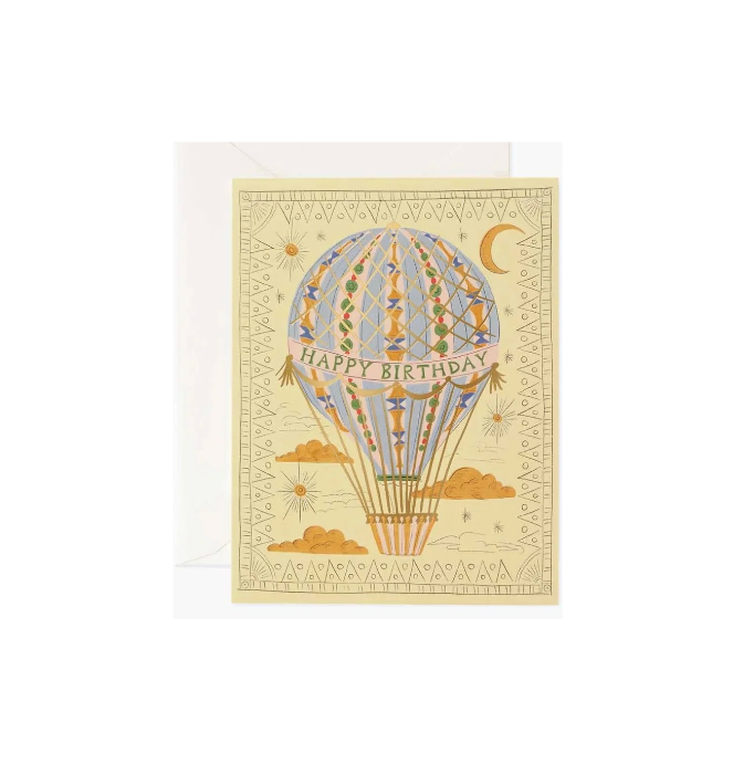 Hot Air Balloon Card