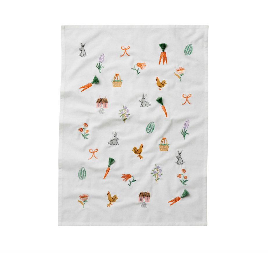 Spring Farm Tea Towel