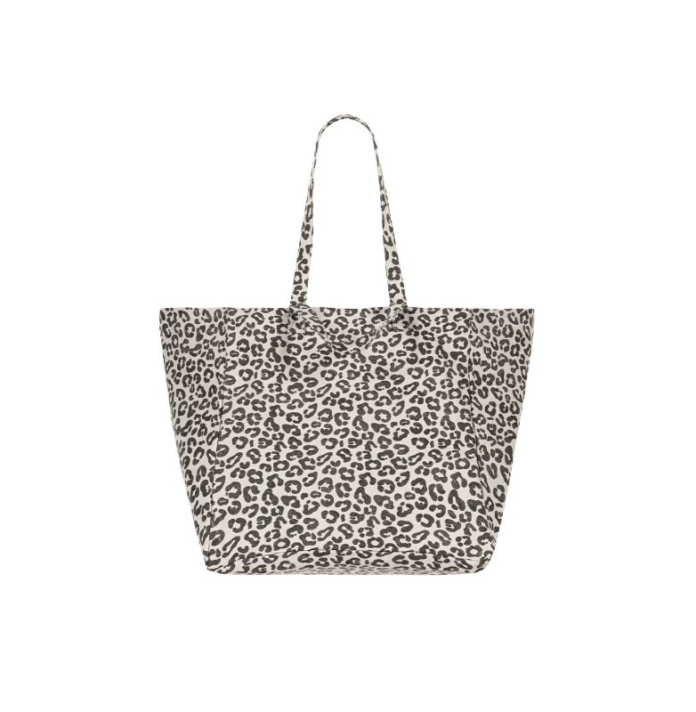 Greige Leopard Bag