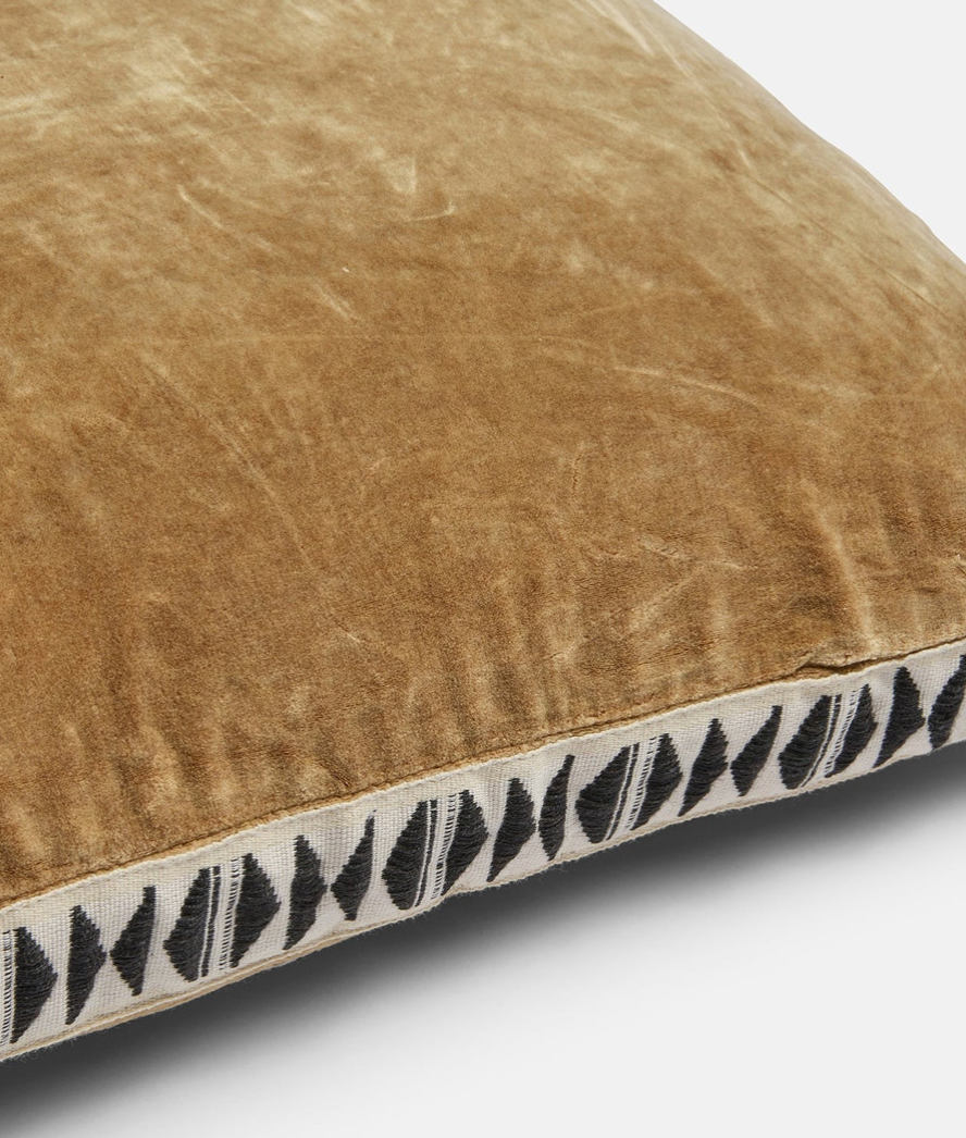 Toffee Velvet Cushion