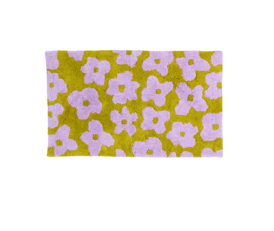 Big Flower Bath Mat